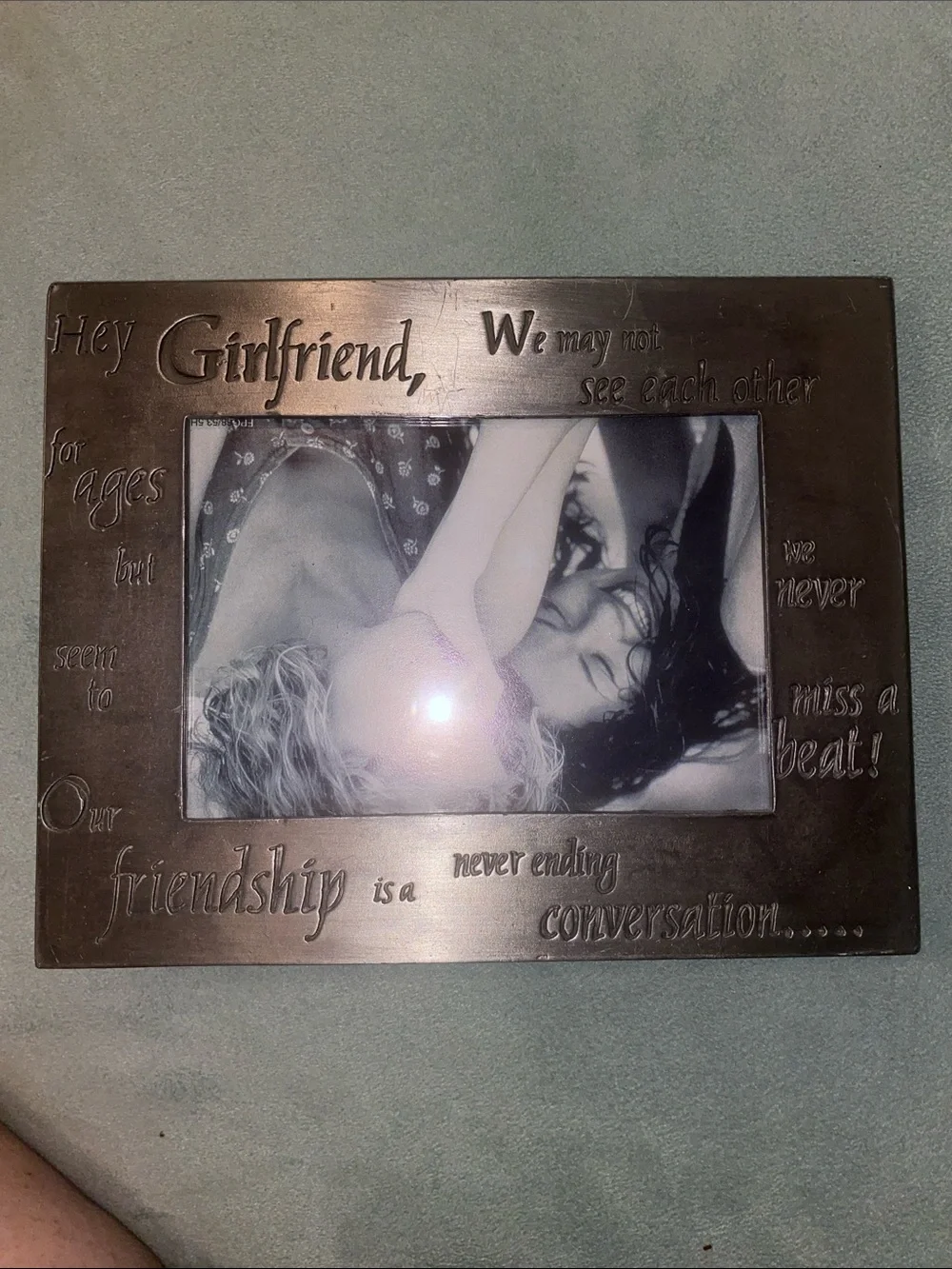 Fetco “Hey Girfriend” metal frame